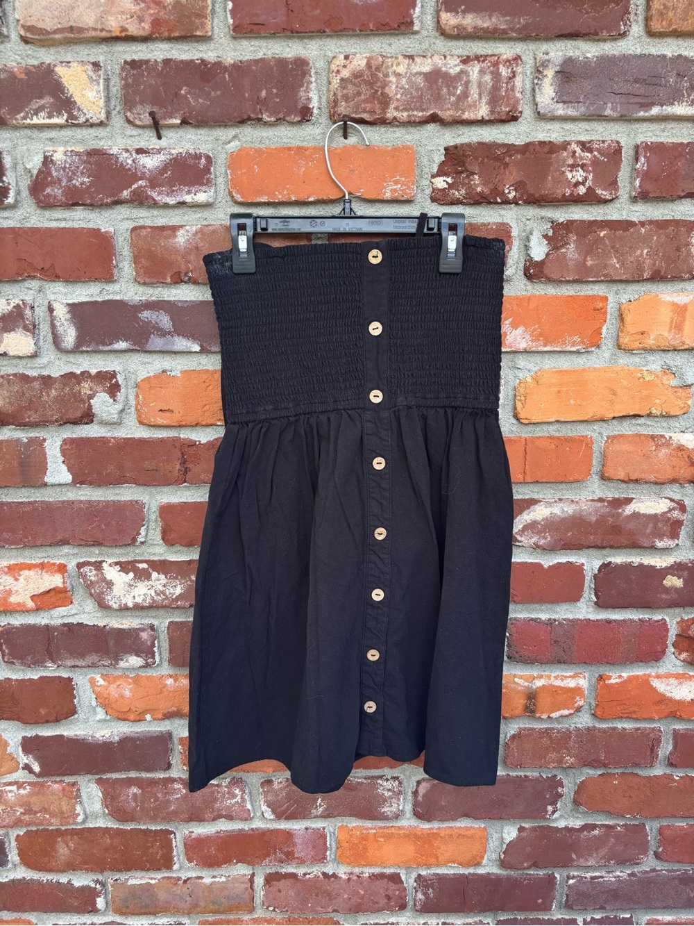 EUC Button-Front Mini Dress